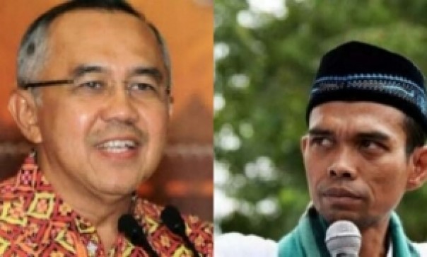 Gubernur Riau Arsyadjuliandi Rachman dan Ustadz Abdul Somad. 