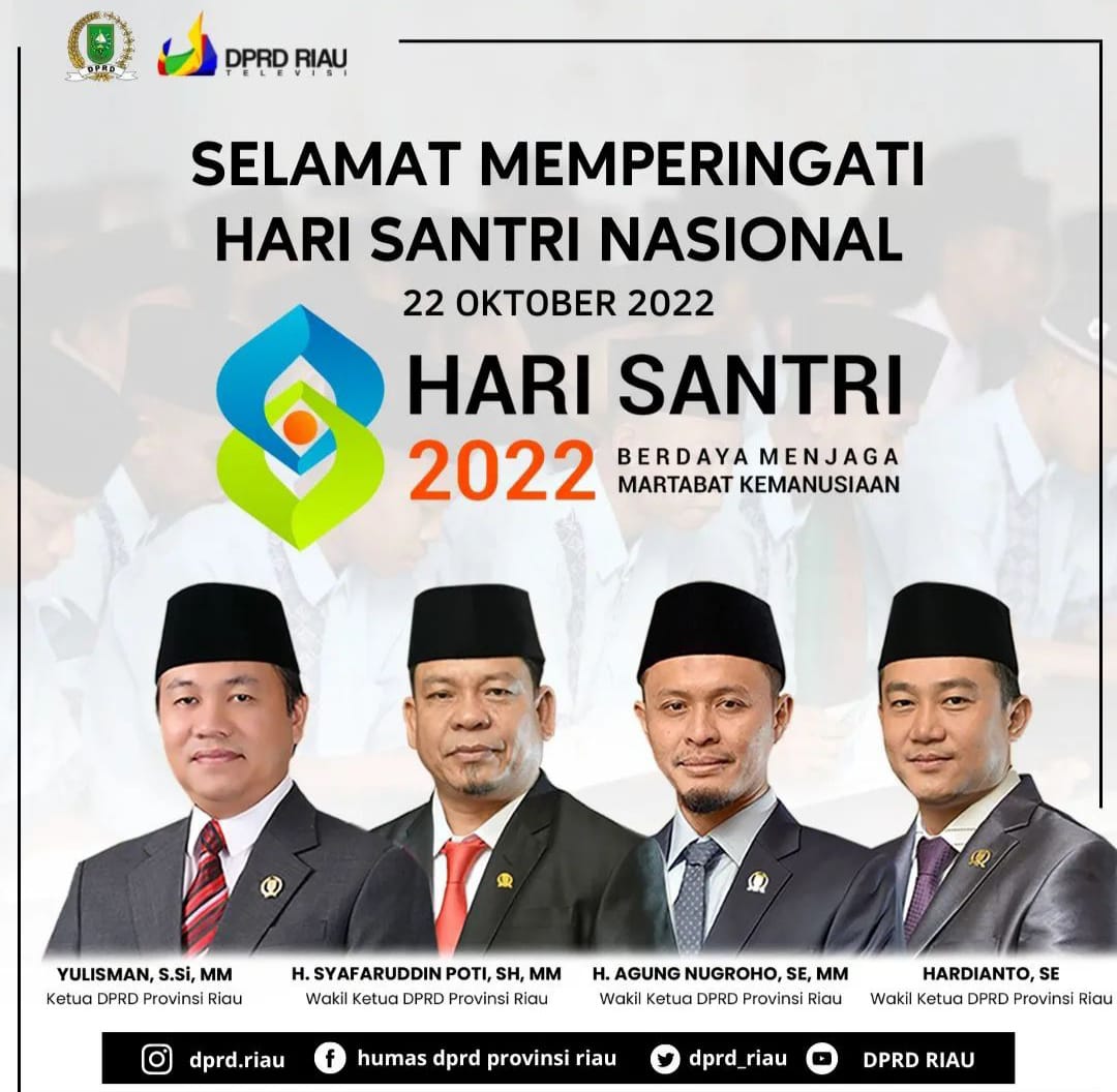 Hari Santri Nasional 2022 DPRD Riau