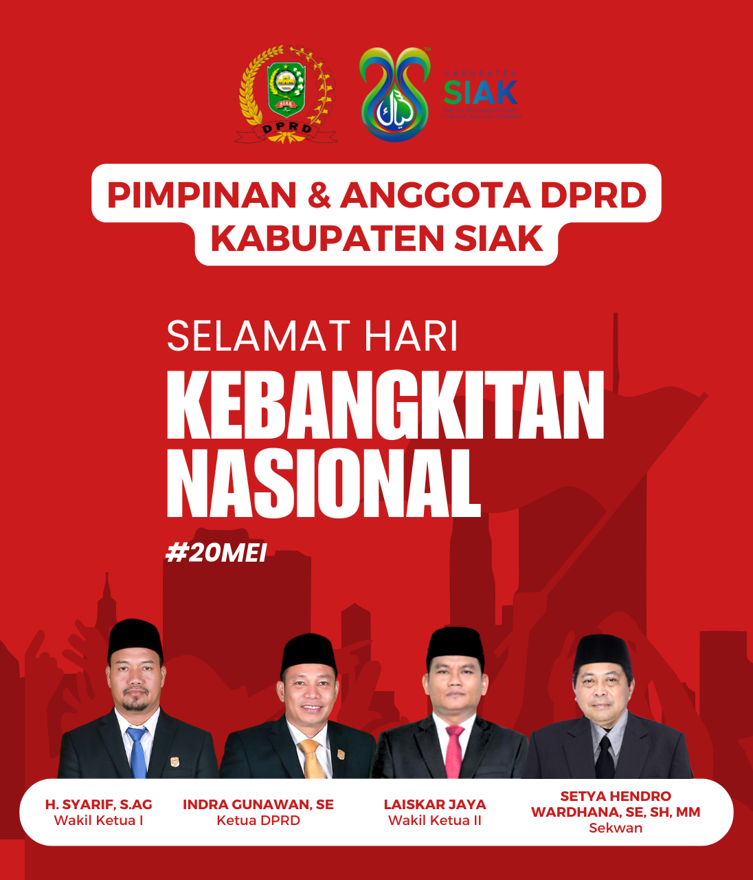 DPRD Kab. Siak - Ucapan Hari Kebangkitan Nasional