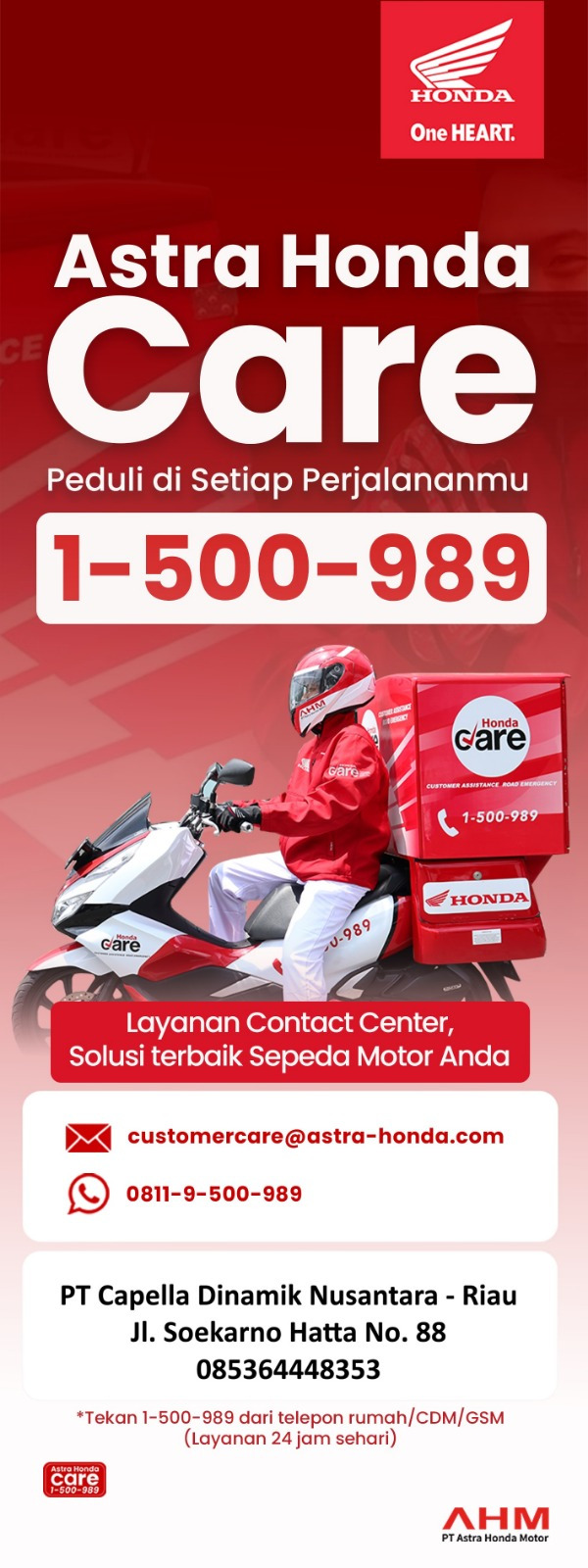 PT Capella Dinamik Nusantara - Astra Honda Care